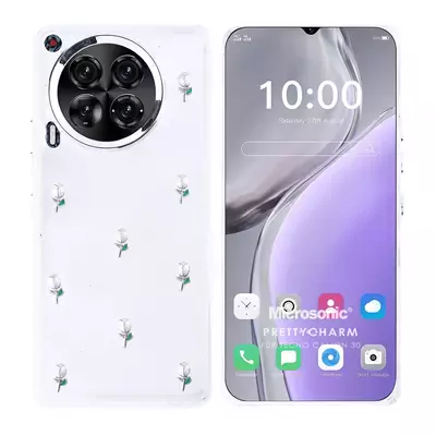 Microsonic TECNO Camon 30 Kılıf PrettyCharm Tulip