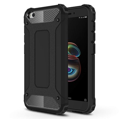 Microsonic Xiaomi Redmi Go Kılıf Rugged Armor Siyah