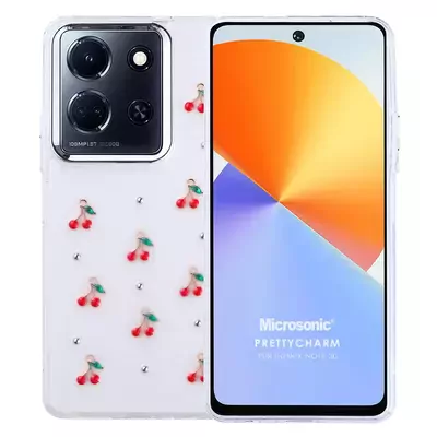 Microsonic Infinix Note 30 Kılıf PrettyCharm Cherry