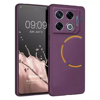 Microsonic Matte Silicone Infinix GT 20 Pro Kılıf Mor