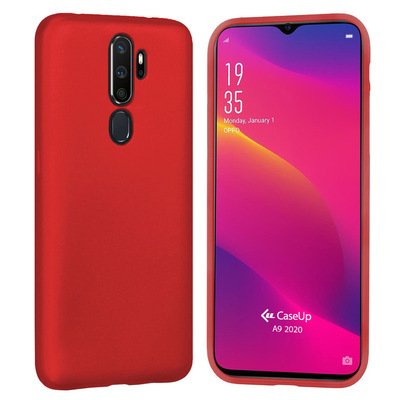 CaseUp Oppo A9 2020 Kılıf Matte Surface Kırmızı