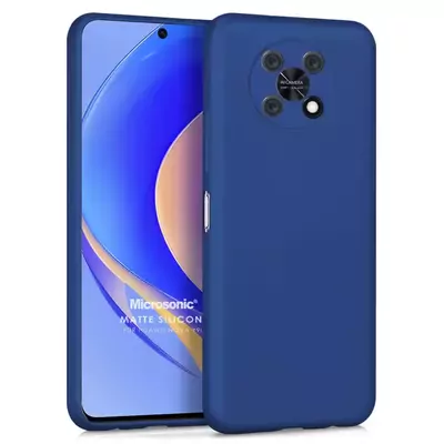 Microsonic Huawei Nova Y90 Kılıf Matte Silicone Lacivert