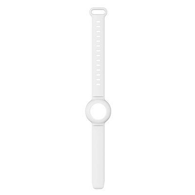 Microsonic Apple AirTag Silicone Sport Band Kordon Beyaz