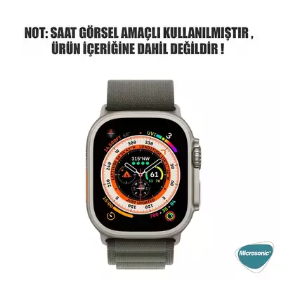 Microsonic Apple Watch Ultra 2 Kordon Alpine Loop Yeşil