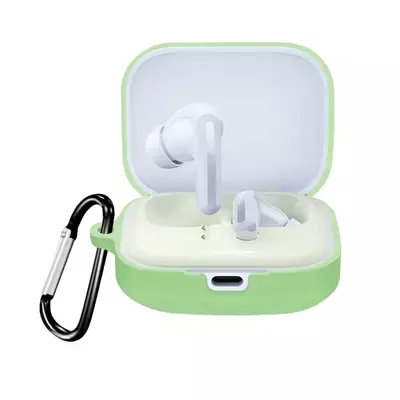 Microsonic Xiaomi Redmi Buds 5 Kılıf Askılı Mat Silikon Açık Yeşil