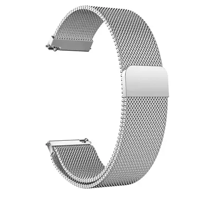 Microsonic Amazfit Bip U Pro Milanese Loop Kordon Gümüş