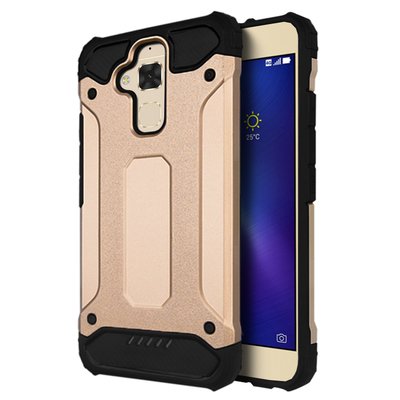 Microsonic Asus Zenfone 3 Max Kılıf Rugged Armor Gold