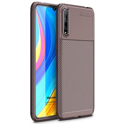 Microsonic Huawei P Smart S Kılıf Legion Series Kahverengi