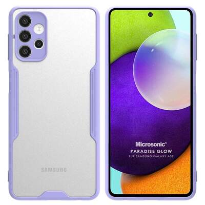 Microsonic Samsung Galaxy A52S Kılıf Paradise Glow Lila