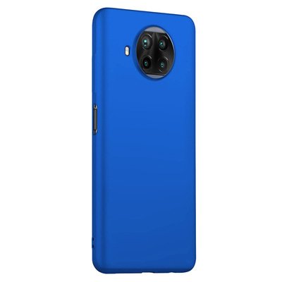 Microsonic Xiaomi Redmi Note 9 Pro 5G Kılıf Matte Silicone Mavi