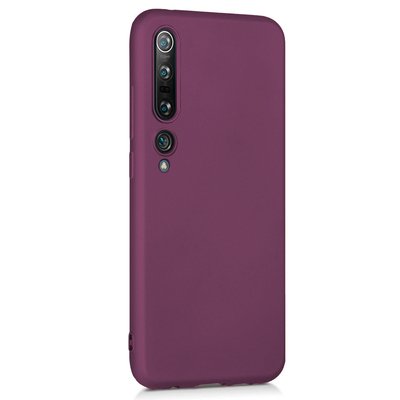 Microsonic Xiaomi Mi 10 Pro Kılıf Matte Silicone Mor