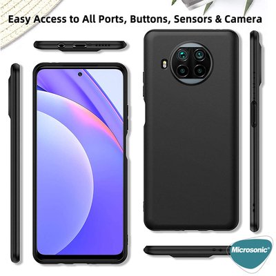 Microsonic Xiaomi Redmi Note 9 Pro 5G Kılıf Matte Silicone Lacivert