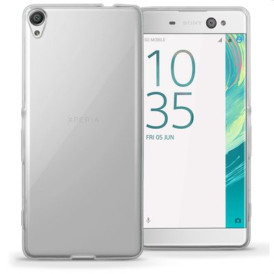 CaseUp Sony Xperia E5 Kılıf Transparent Soft Beyaz