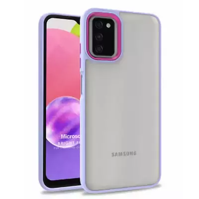 Microsonic Samsung Galaxy A03S Kılıf Bright Planet Lila