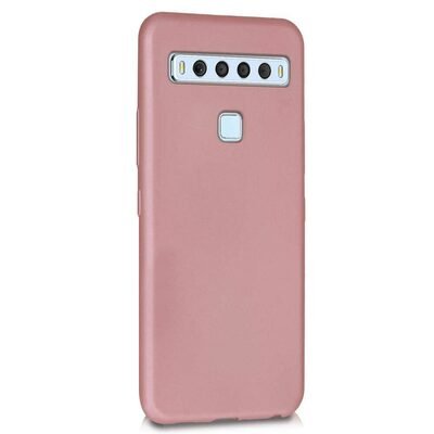 Microsonic TCL 10L Kılıf Matte Silicone Rose Gold