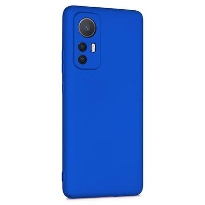 Microsonic Xiaomi Mi 12 Kılıf Matte Silicone Mavi