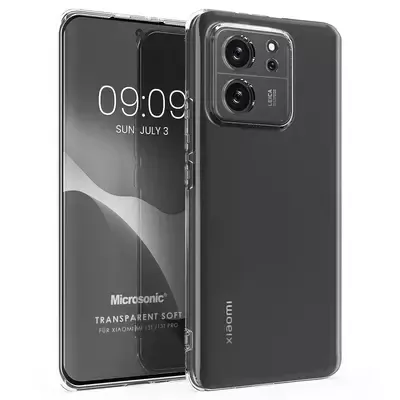 Microsonic Xiaomi Mi 13T Kılıf Transparent Soft Şeffaf