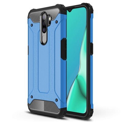 Microsonic Oppo A5 2020 Kılıf Rugged Armor Mavi