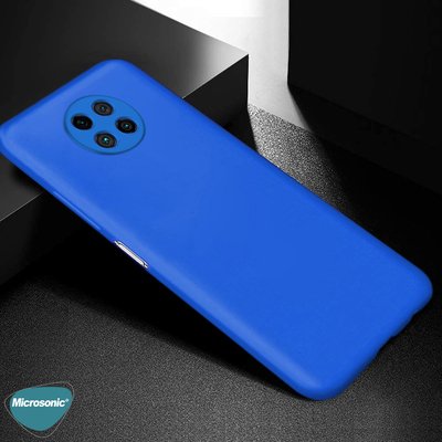 Microsonic Xiaomi Redmi Note 9 5G Kılıf Matte Silicone Siyah