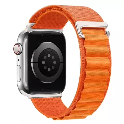 Microsonic Apple Watch SE 3 44mm Kordon Alps Spin Turuncu