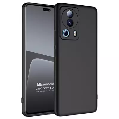 Microsonic Xiaomi Mi 13 Lite Kılıf Groovy Soft Siyah