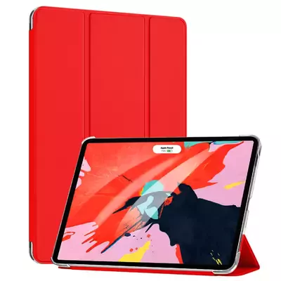 Microsonic Apple iPad Pro 11`` 2022 4. Nesil Kılıf (A2759-A2435-A2761-A2762) Smart Case ve Arka Kapak Kırmızı