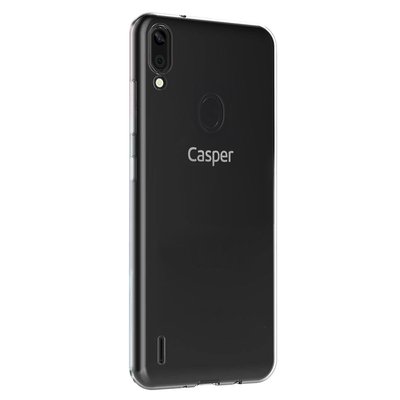 Microsonic Casper Via E3 Kılıf Transparent Soft Beyaz