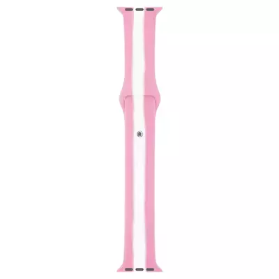 Microsonic Apple Watch Series 8 45mm Kordon Town Stripe Pembe