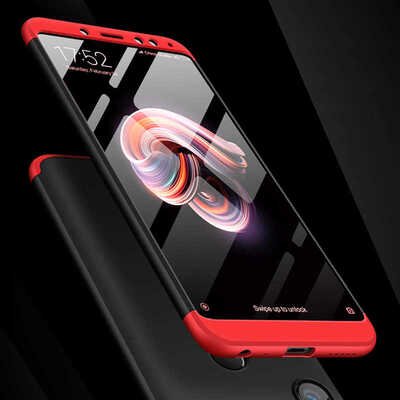 Microsonic Xiaomi Redmi Note 5 Pro Kılıf Double Dip 360 Protective AYS Lacivert