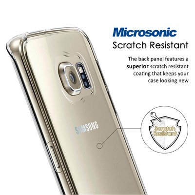 Microsonic Samsung Galaxy S7 Edge Kılıf Komple Gövde Koruyucu Silikon Şeffaf