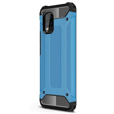 Microsonic Xiaomi Mi 10 Lite Kılıf Rugged Armor Mavi