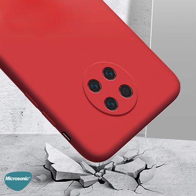 Microsonic Xiaomi Redmi Note 9 5G Kılıf Matte Silicone Lacivert