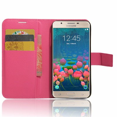 CaseUp Samsung Galaxy J5 Prime Cüzdanlı Suni Deri Kılıf Pembe