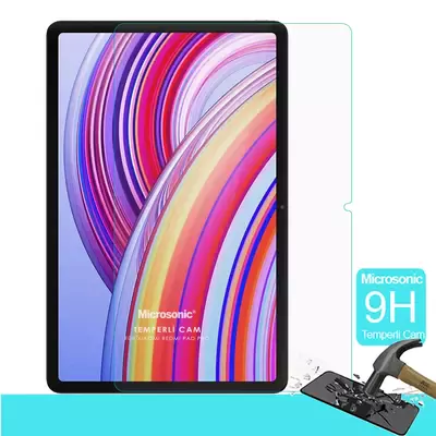 Microsonic Xiaomi Redmi Pad Pro Tempered Glass Cam Ekran Koruyucu