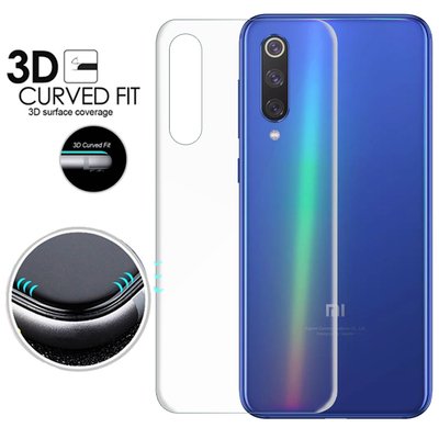 Microsonic Xiaomi Mi 9 Kavisli Ekran Koruyucu Film Seti - Ön ve Arka