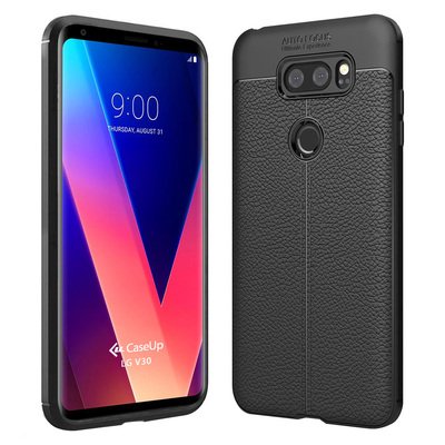 CaseUp LG V30 Kılıf Niss Silikon Siyah