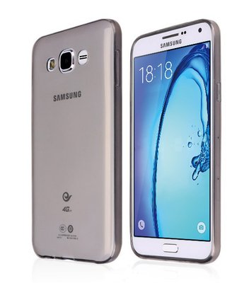 CaseUp Samsung Galaxy ON7 Kılıf Transparent Soft Siyah