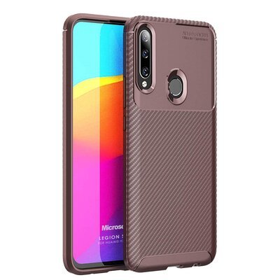 Microsonic Huawei Y7P Kılıf Legion Series Kahverengi