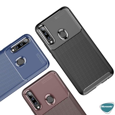 Microsonic Huawei Y7P Kılıf Legion Series Kahverengi