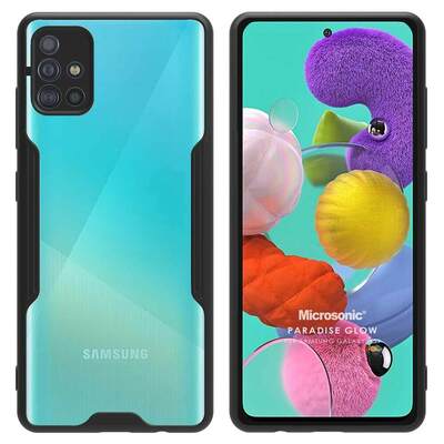 Microsonic Samsung Galaxy A51 Kılıf Paradise Glow Siyah