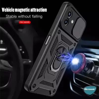 Microsonic TECNO Spark 8C Kılıf Impact Resistant Kırmızı