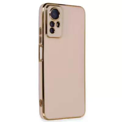 Microsonic Xiaomi Redmi Note 12S Kılıf Olive Plated Pembe