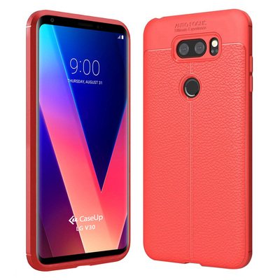 CaseUp LG V30 Kılıf Niss Silikon Kırmızı