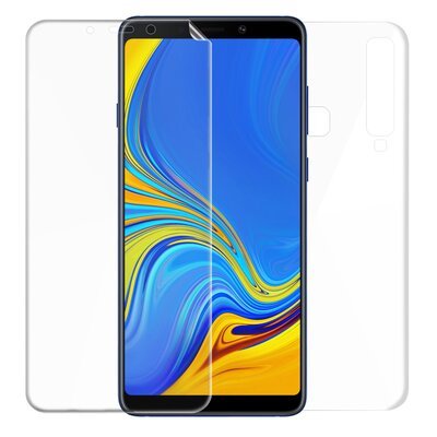 Microsonic Samsung Galaxy A9 2018 Kavisli Ekran Koruyucu Film Seti - Ön ve Arka