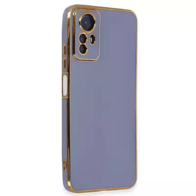 Microsonic Xiaomi Redmi Note 12S Kılıf Olive Plated Lavanta Grisi