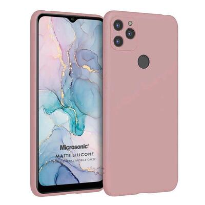 Microsonic General Mobile GM 22 Plus Kılıf Matte Silicone Rose Gold