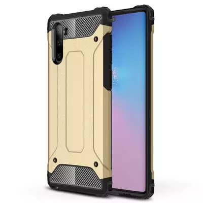 Microsonic Samsung Galaxy Note 10 Kılıf Rugged Armor Gold