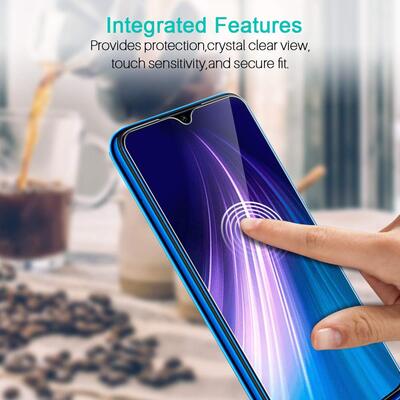 Microsonic Xiaomi Redmi Note 8 Temperli Cam Ekran Koruyucu Film