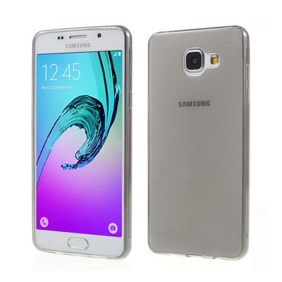 CaseUp Samsung Galaxy A3 2016 Kılıf Transparent Soft Siyah