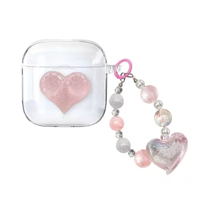 Microsonic Airpods 4.Nesil / ANC Kılıf Figure Series LoveWave Pembe